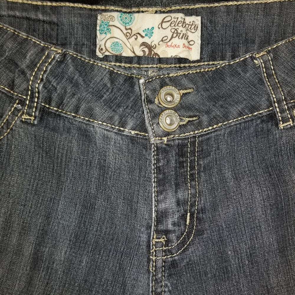 Celebrity Pink Deluxe Denim, Size 5, Gray - Picture 2 of 8